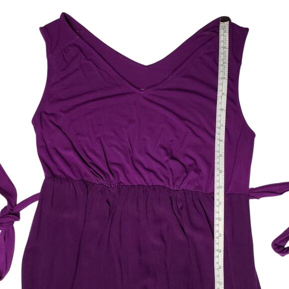 Liz Lange Purple Ombre Maternity Maxi Dress XS/TP Flowy & Chic - Picture 5 of 8
